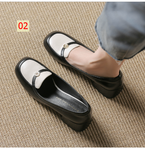 HA29127 - GIÀY DA ĐẾ THẤP CAO CẤP