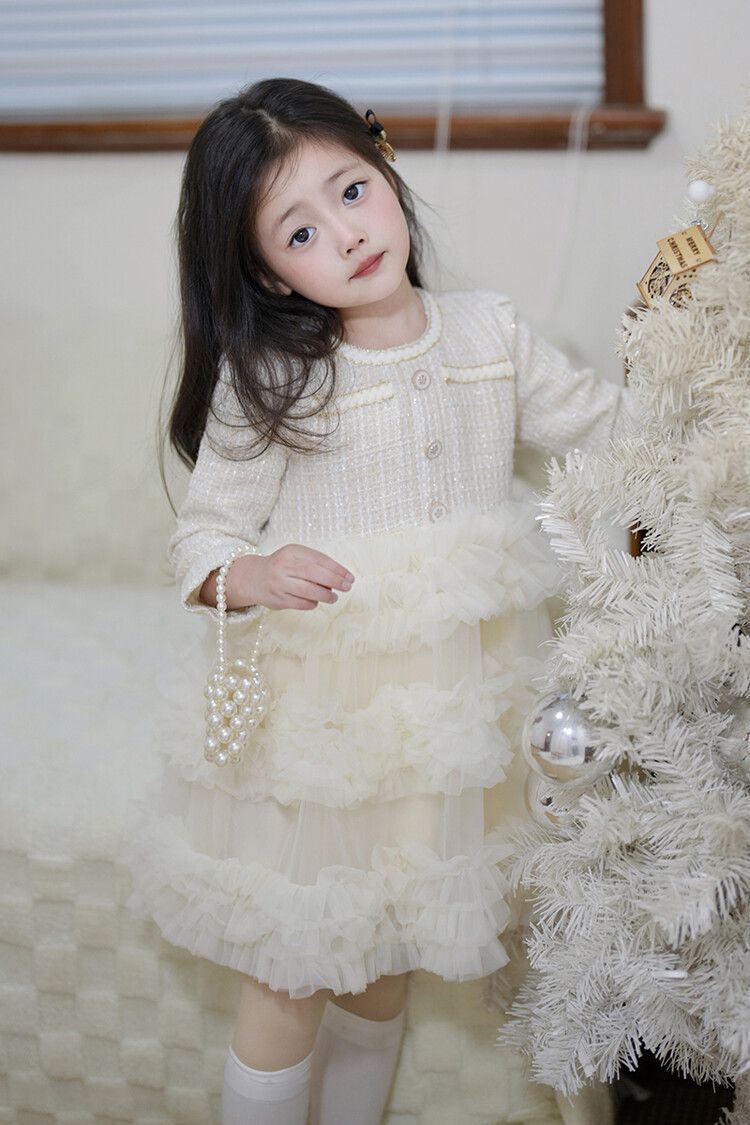 HA29125 - VÁY DẠ CÔNG CHÚA PHA REN