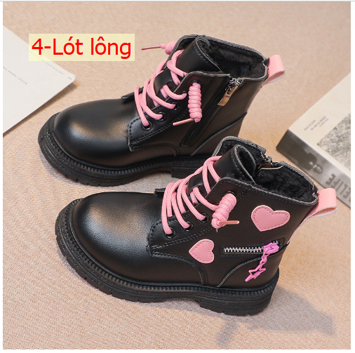HH29124 - BOOT CAO CỔ TRÁI TIM