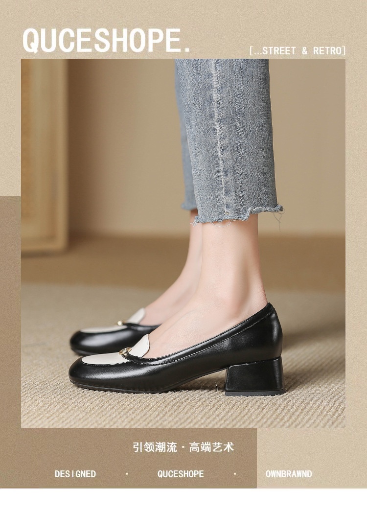 HA29127 - GIÀY DA ĐẾ THẤP CAO CẤP