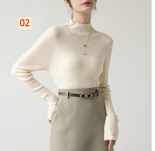 HH29126 - ÁO LEN CỔ 3P NỮ