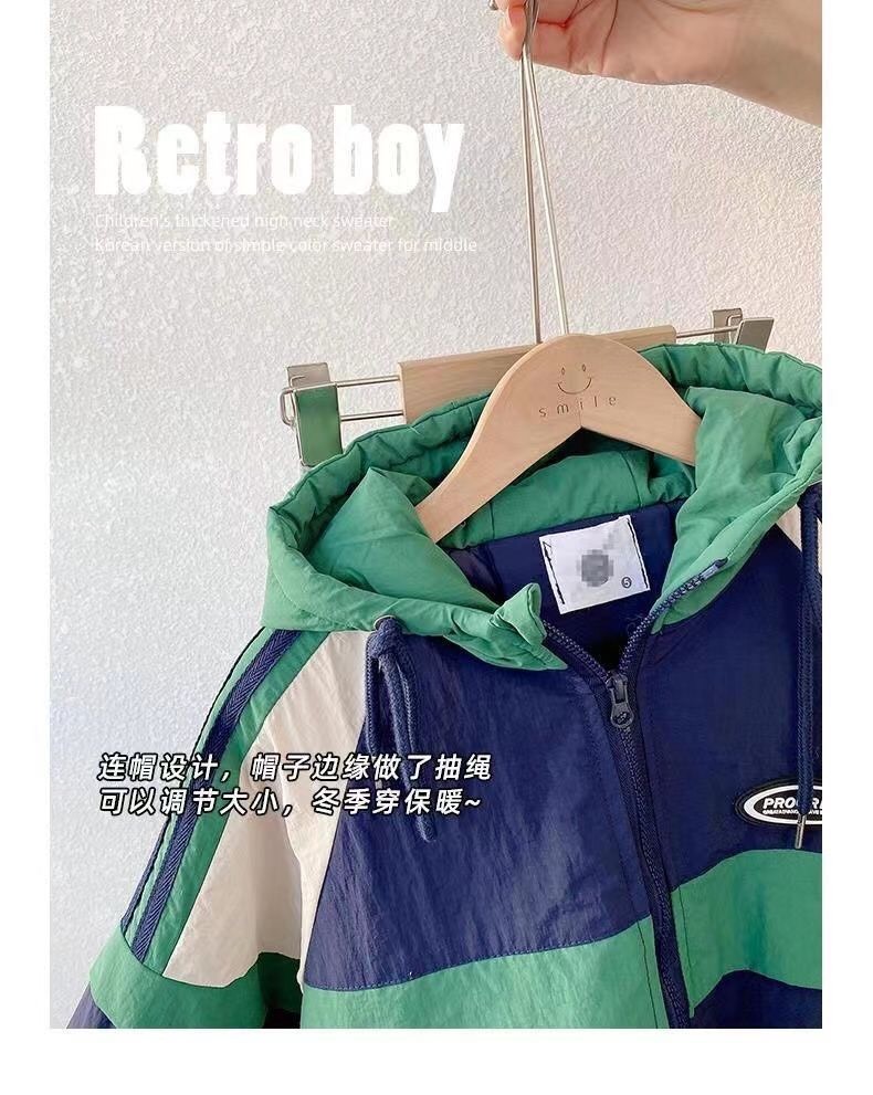 HA30121 - KHOÁC GIÓ TRẦN BÔNG CHO BÉ