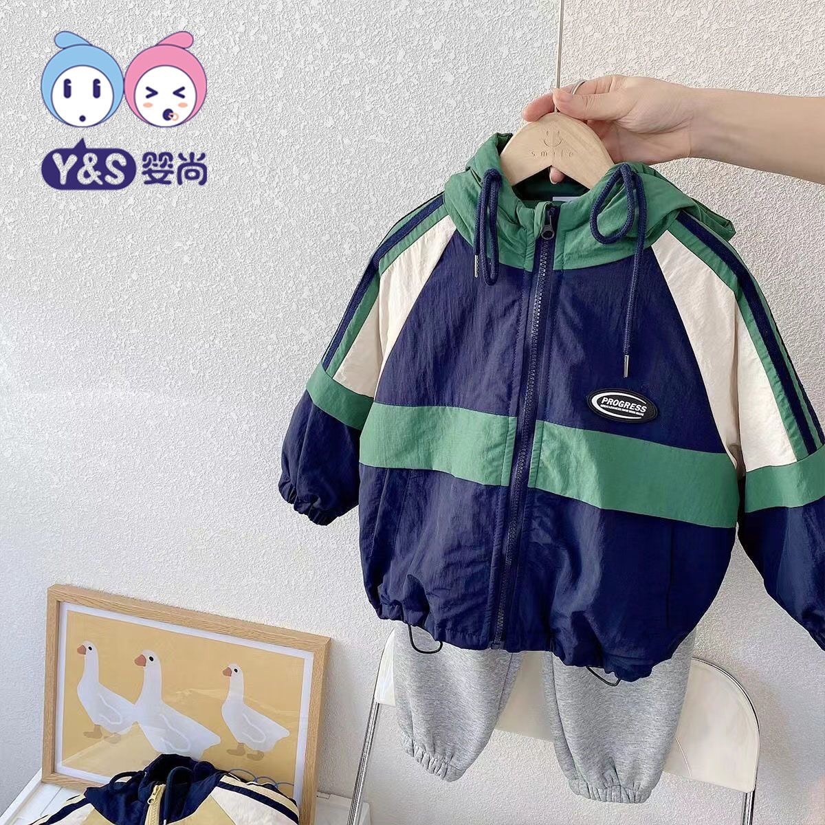 HA30121 - KHOÁC GIÓ TRẦN BÔNG CHO BÉ