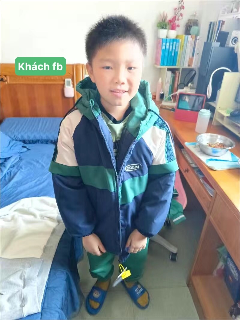 HA30121 - KHOÁC GIÓ TRẦN BÔNG CHO BÉ