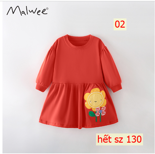 HA30124 - VÁY THU ĐÔNG BÉ GÁI MALWEE