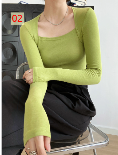 HH30129 - ÁO DÀI TAY CỔ VUÔNG