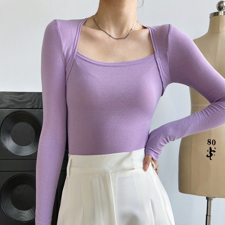 HH30129 - ÁO DÀI TAY CỔ VUÔNG