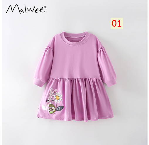 HA30124 - VÁY THU ĐÔNG BÉ GÁI MALWEE