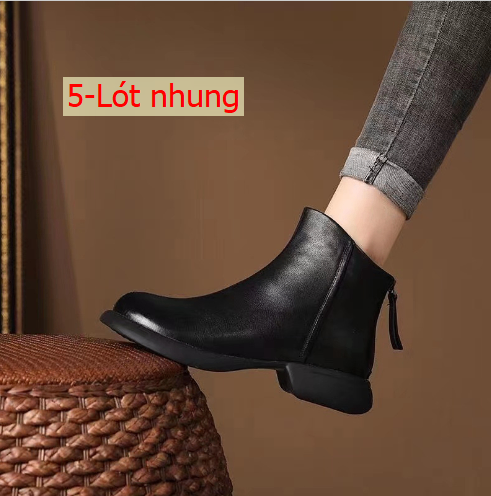 HH31127 - BOOT NỮ ĐẾ BẰNG