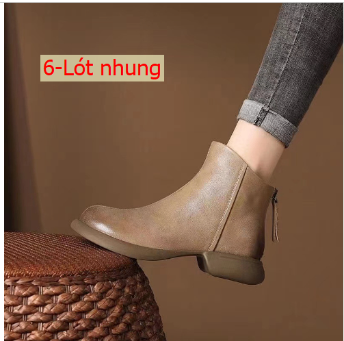 HH31127 - BOOT NỮ ĐẾ BẰNG