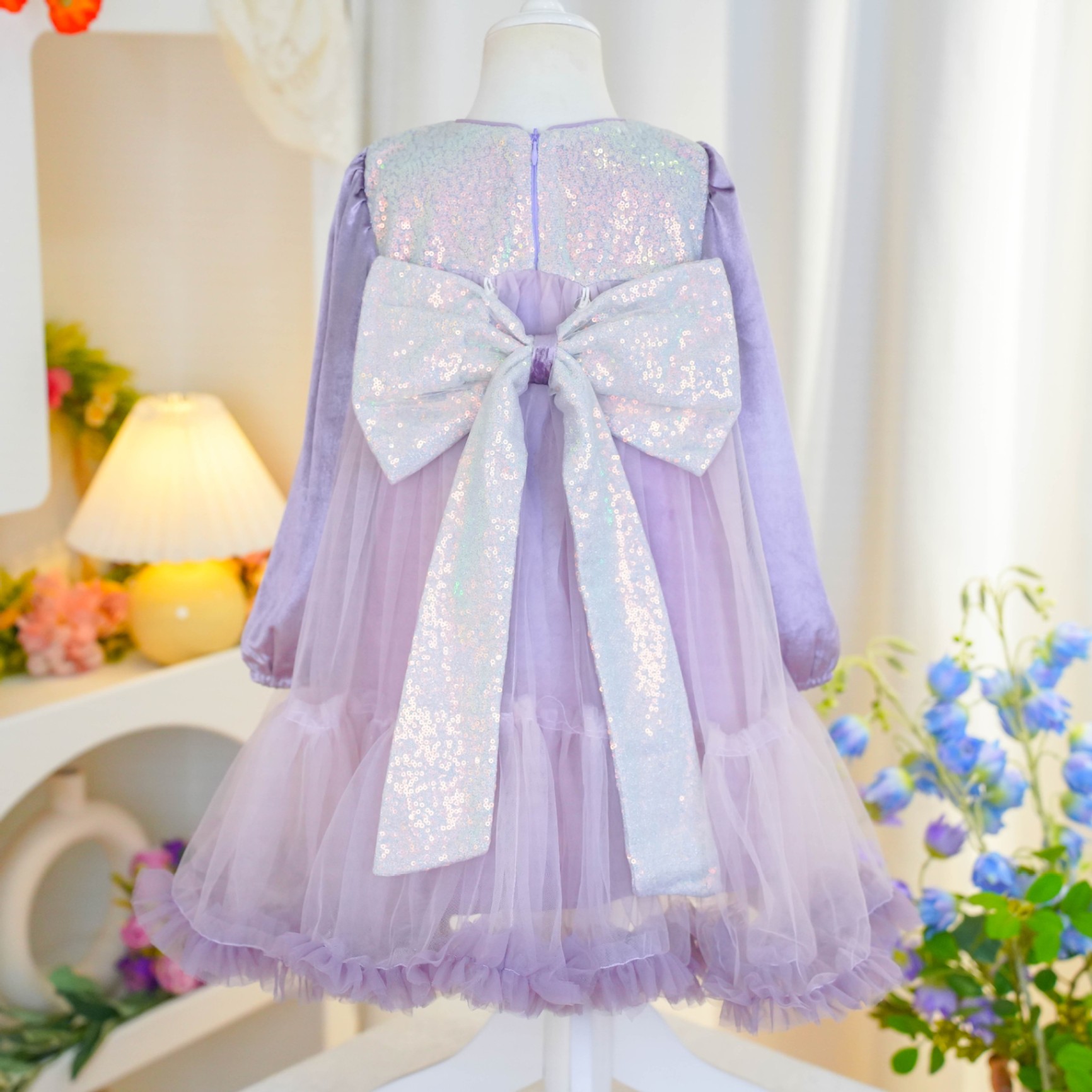 HA31125 - VÁY CÔNG CHÚA TUTU LƯNG NƠ CAO CẤP
