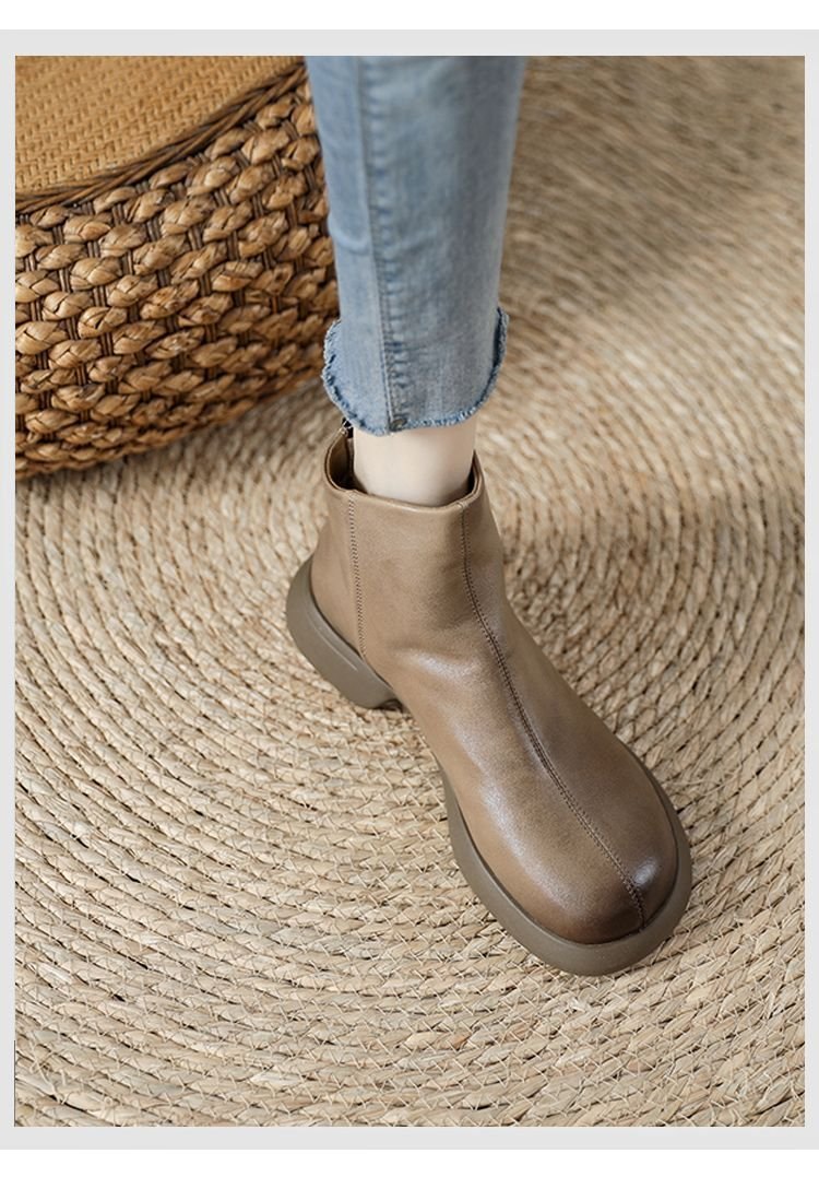 HH31127 - BOOT NỮ ĐẾ BẰNG