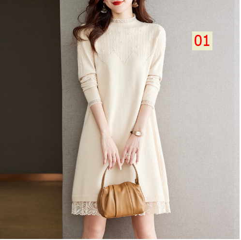 24HH31.05 - VÁY LEN MIX REN NỮ