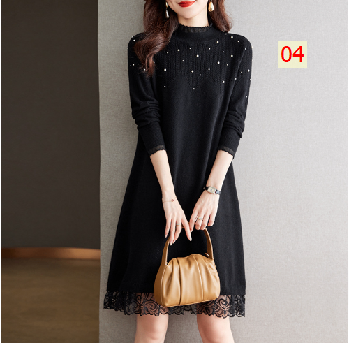 24HH31.05 - VÁY LEN MIX REN NỮ