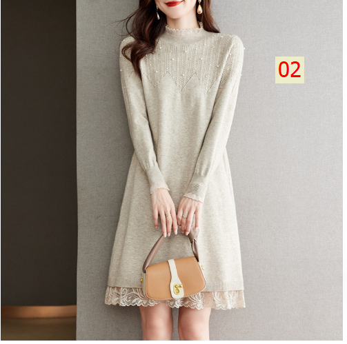 24HH31.05 - VÁY LEN MIX REN NỮ