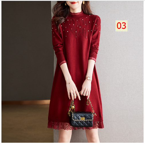 24HH31.05 - VÁY LEN MIX REN NỮ
