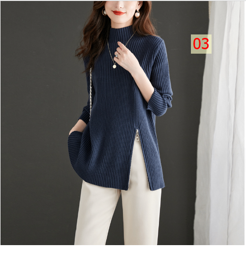 24HH41.03 - ÁO LEN XẺ TÀ