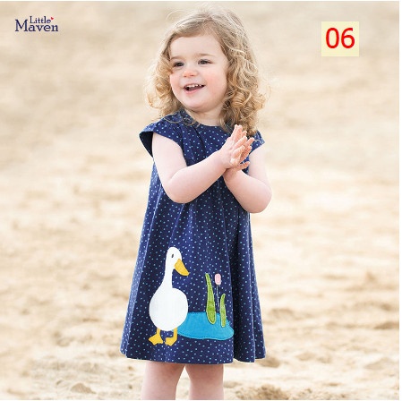 24HA51.01 - VÁY BÉ GÁI LITTLE MAVEN