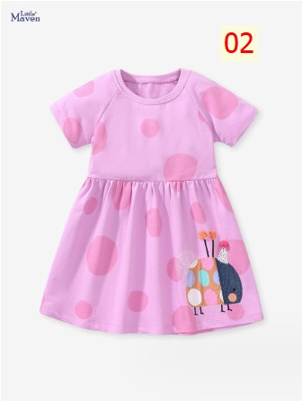 24HA51.01 - VÁY BÉ GÁI LITTLE MAVEN