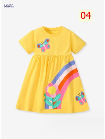 24HA51.01 - VÁY BÉ GÁI LITTLE MAVEN