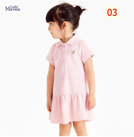 24HA51.01 - VÁY BÉ GÁI LITTLE MAVEN