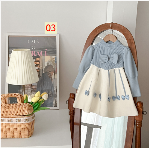 24HH51.02 - VÁY NƠ XINH CHO BÉ GÁI