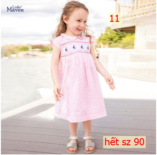 24HA51.01 - VÁY BÉ GÁI LITTLE MAVEN
