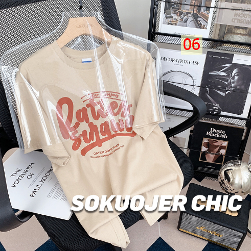24HA71.04 - ÁO COTTON CỘC TAY