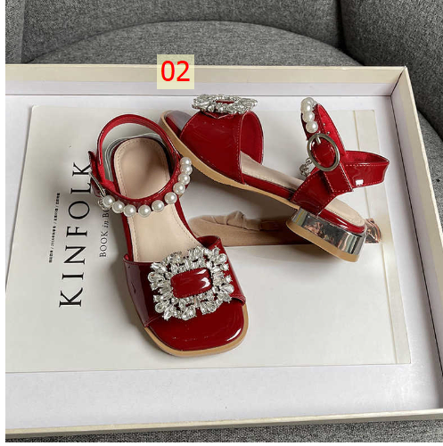 24HH81.04 - SANDAL ĐÍNH ĐÁ NGỌC CHO BÉ