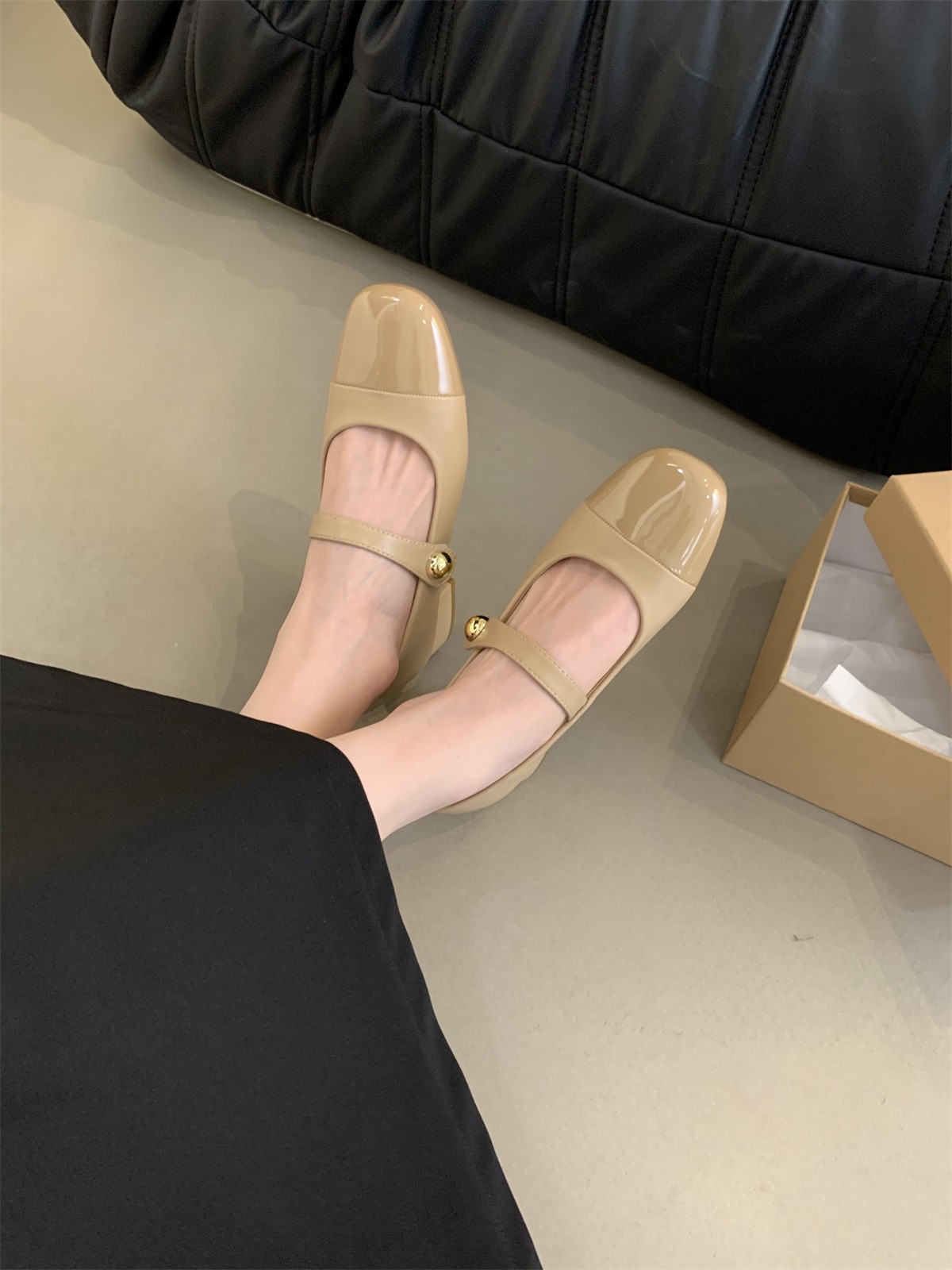 24HH101.03 - GIÀY MARY JANE ĐẾ THẤP NỮ