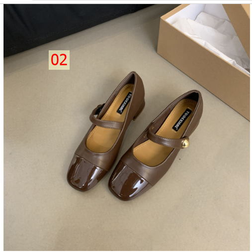 24HH101.03 - GIÀY MARY JANE ĐẾ THẤP NỮ