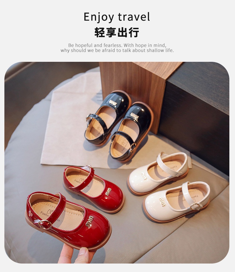 24HH101.04 - GIÀY BÚP BÊ MIN DA BÓNG