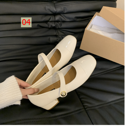 24HH101.03 - GIÀY MARY JANE ĐẾ THẤP NỮ