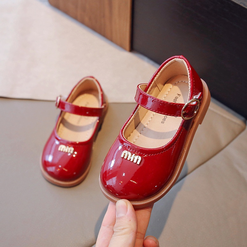 24HH101.04 - GIÀY BÚP BÊ MIN DA BÓNG