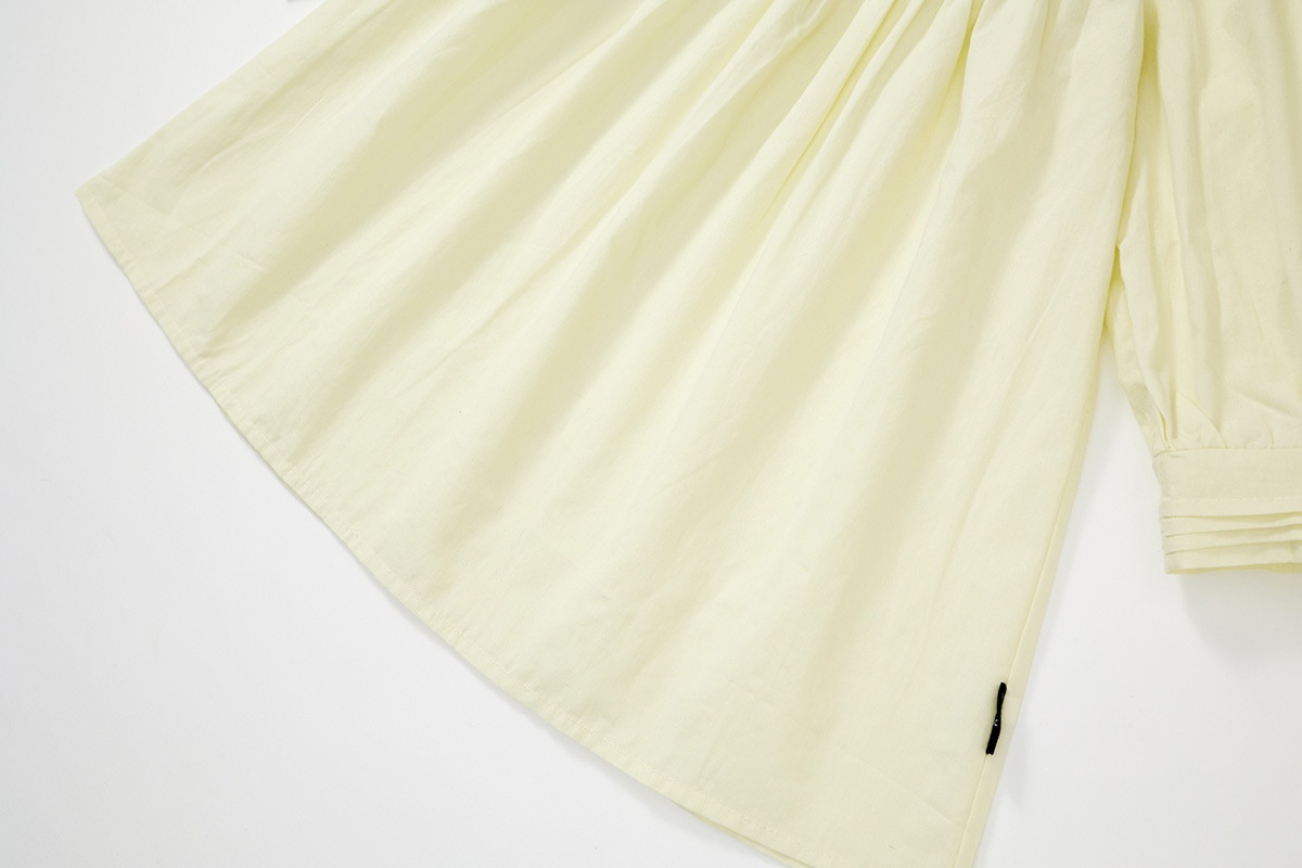 24HA121.06 - VÁY RETRO TAY PHỒNG PREMIUM