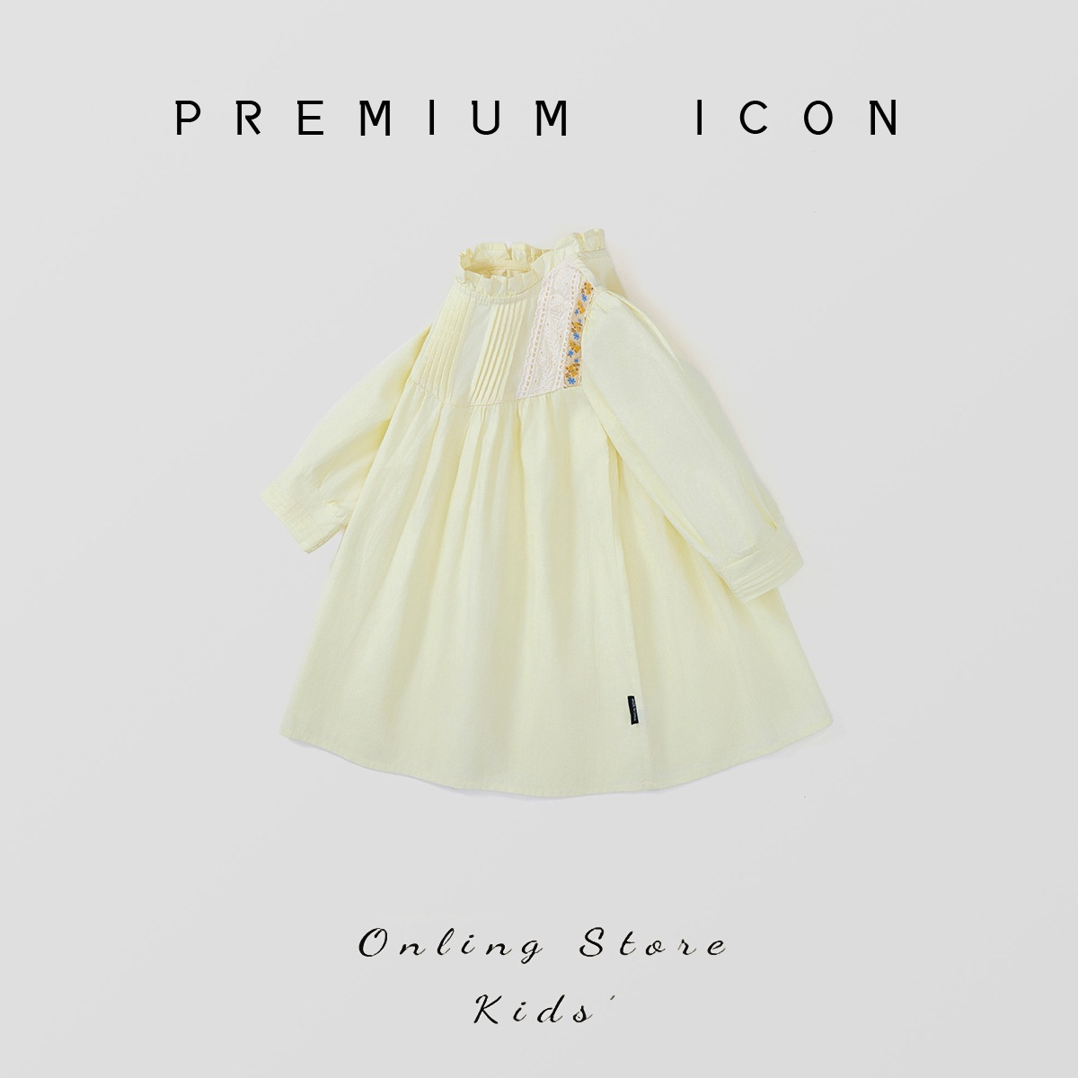 24HA121.06 - VÁY RETRO TAY PHỒNG PREMIUM