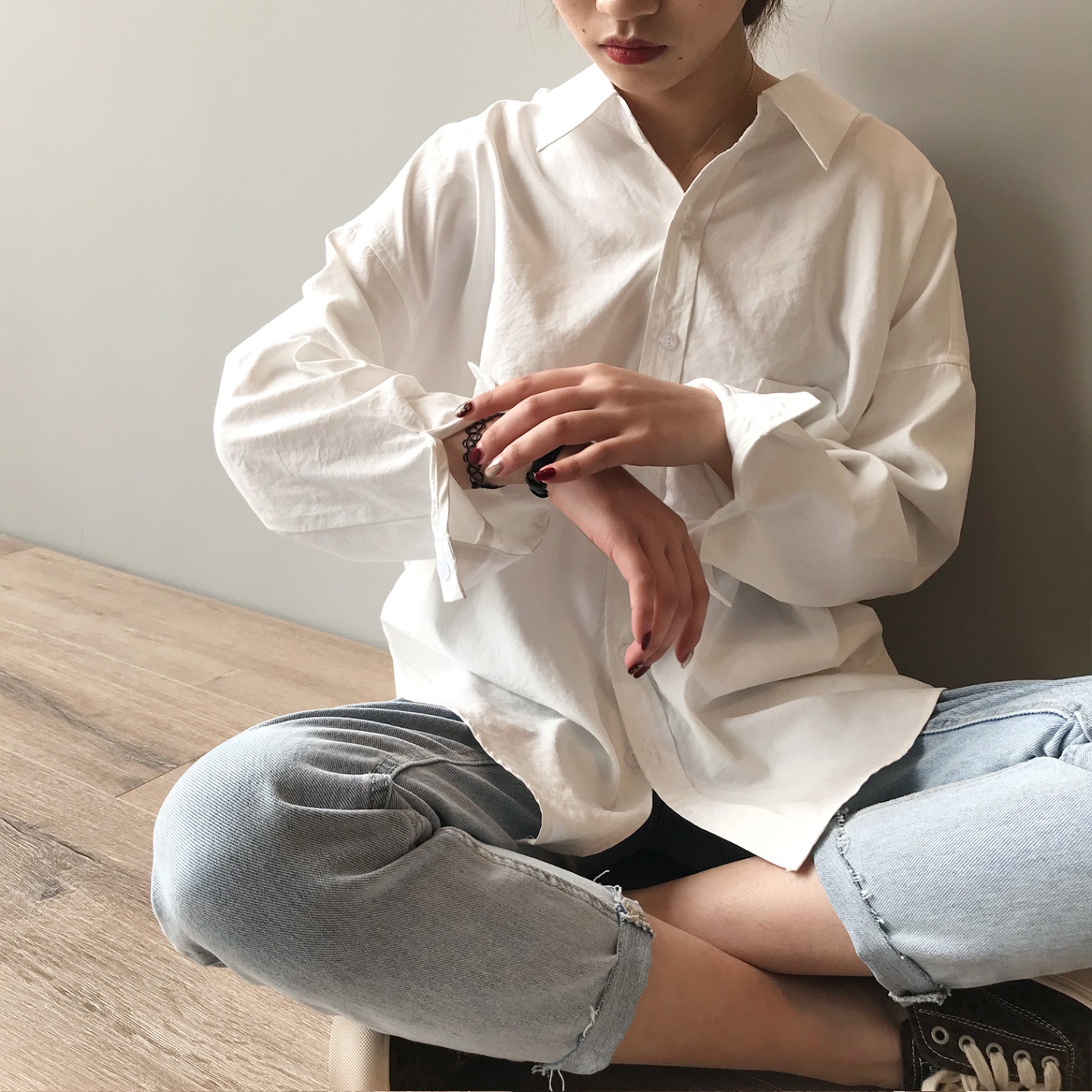 24HA121.04 - SƠ MI NỮ PHONG CÁCH HÀN