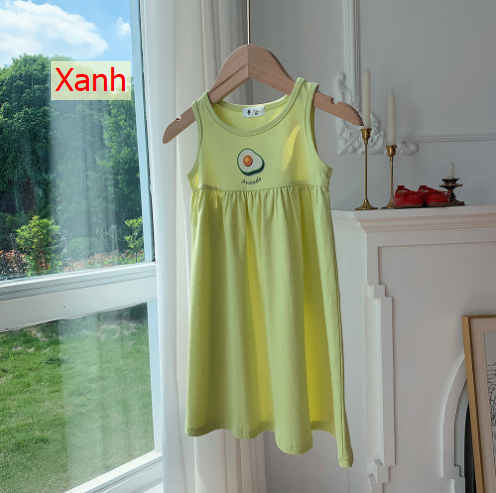 24HH131.06 - VÁY BÉ GÁI HÌNH TRÁI CÂY