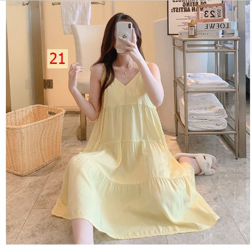 24HH131.09 - VÁY 2 DÂY NỮ