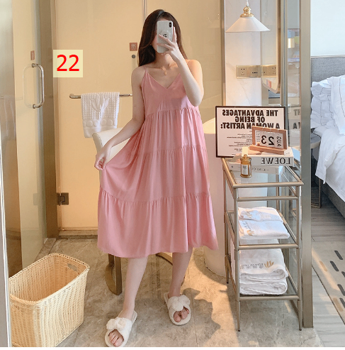 24HH131.09 - VÁY 2 DÂY NỮ