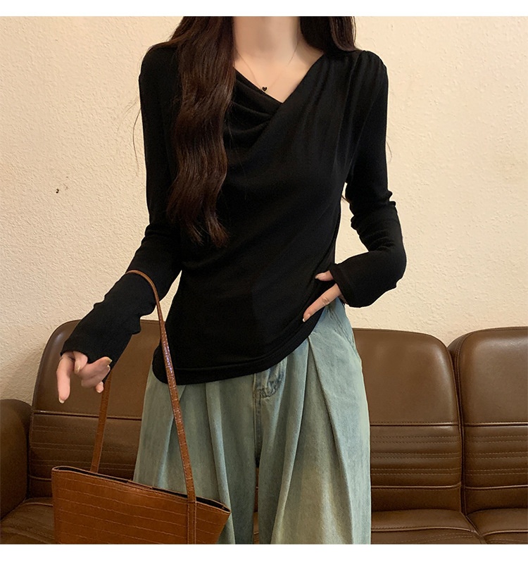 24HH131.03 - ÁO THUN CỔ CÁCH ĐIỆU