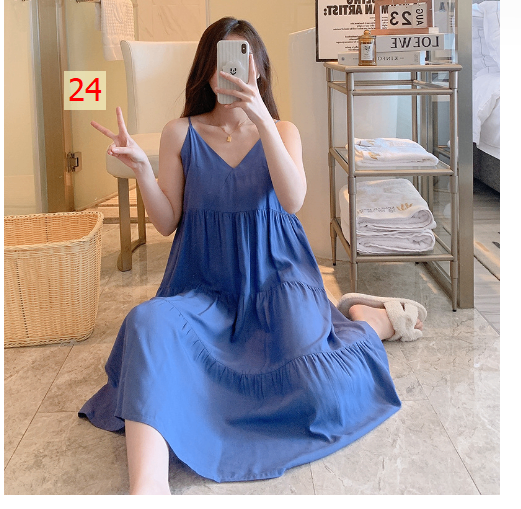 24HH131.09 - VÁY 2 DÂY NỮ