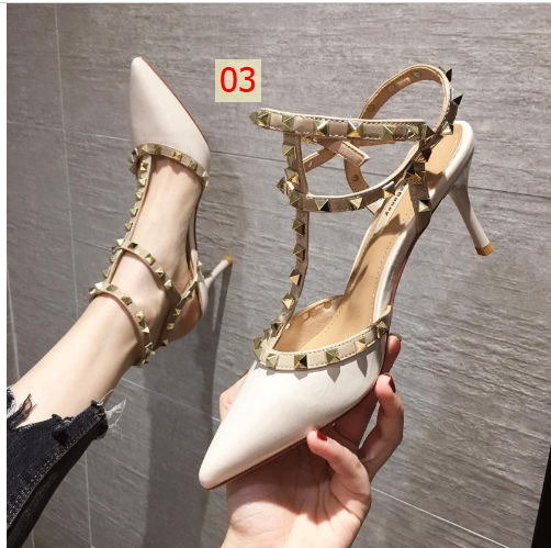 24HH131.12 - GIÀY CAO GÓT ĐINH TÁN