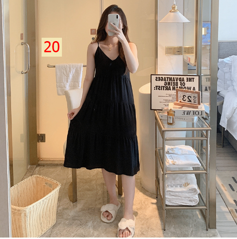 24HH131.09 - VÁY 2 DÂY NỮ