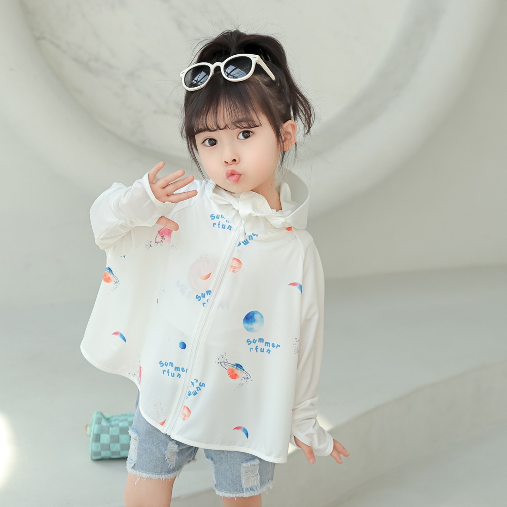 24HA24.13 - ÁO CHỐNG NẮNG LỤA BĂNG TRẺ EM