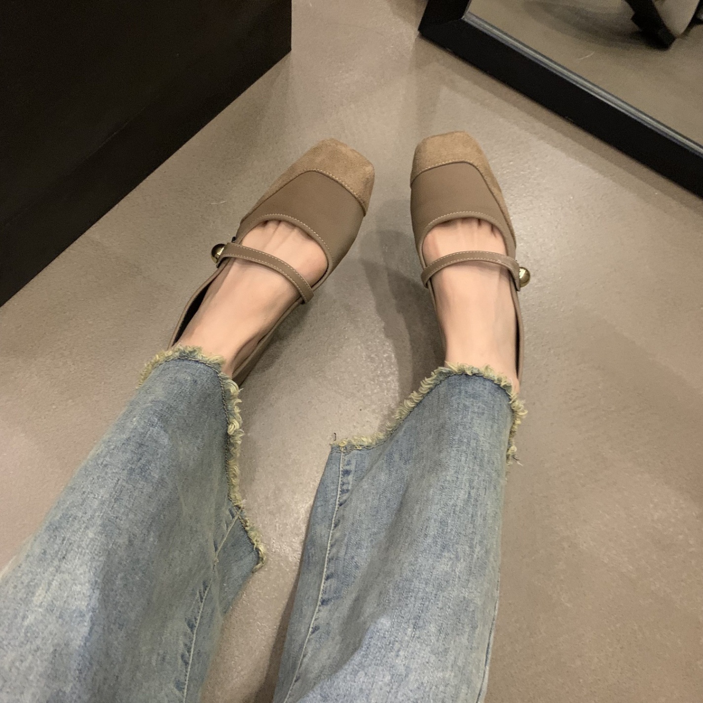 24HH161.11 - GIÀY MARY JANE ĐẾ BỆT