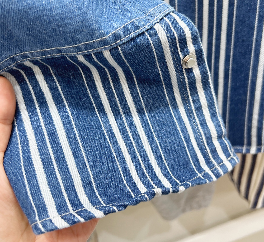 24HH161.07 - SƠ MI DENIM KẺ SỌC KACADY