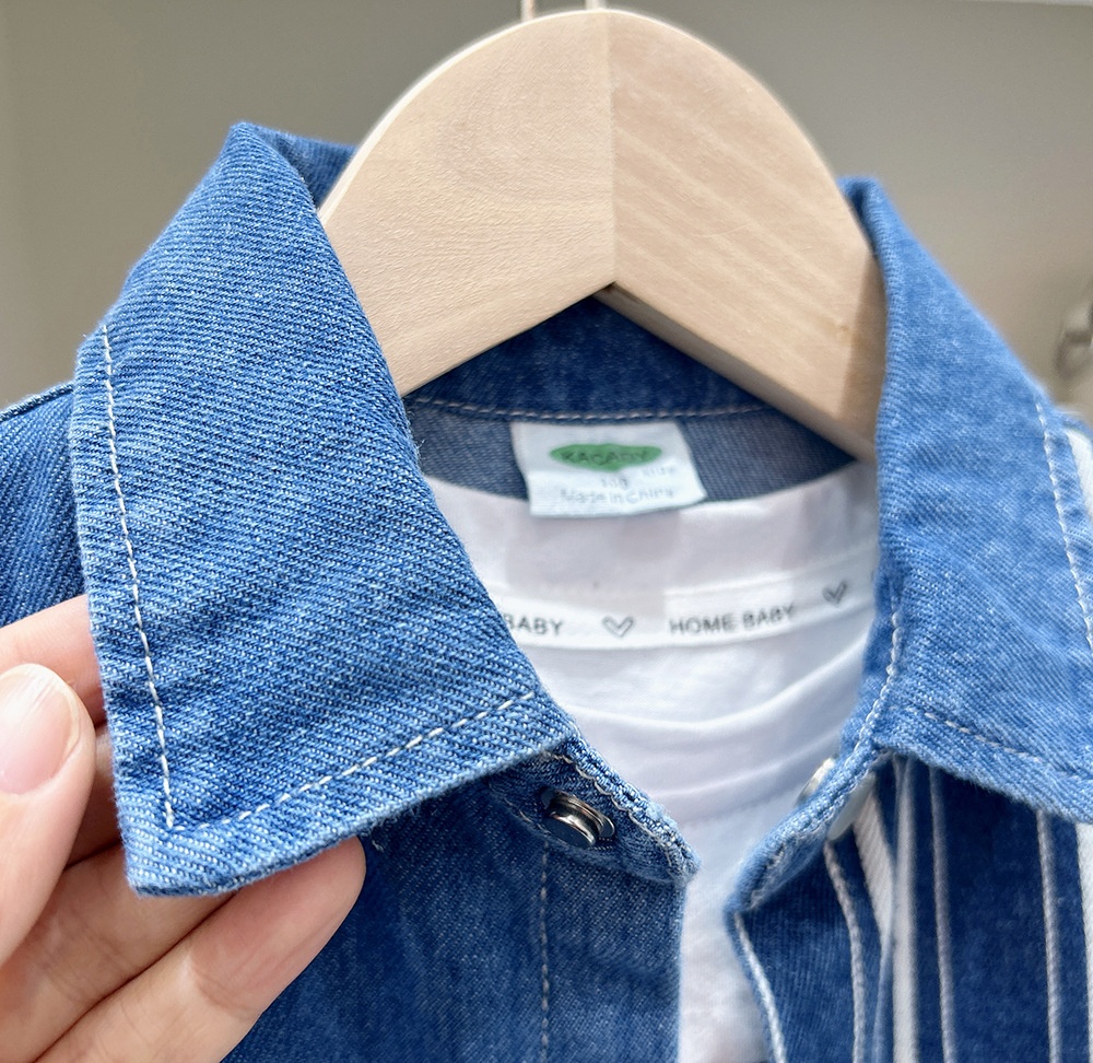 24HH161.07 - SƠ MI DENIM KẺ SỌC KACADY