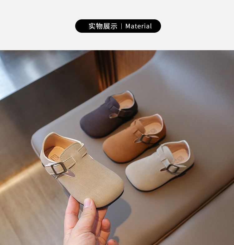 24HH161.08 - GIÀY LƯỜI DA LỘN CHO BÉ