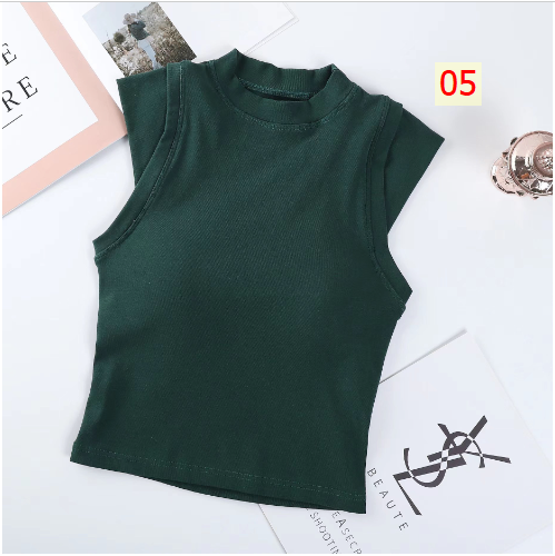 24HA161.03 - ÁO CỘC TAY CÁCH ĐIỆU KÈM BRA